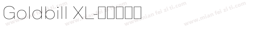 Goldbill XL字体转换